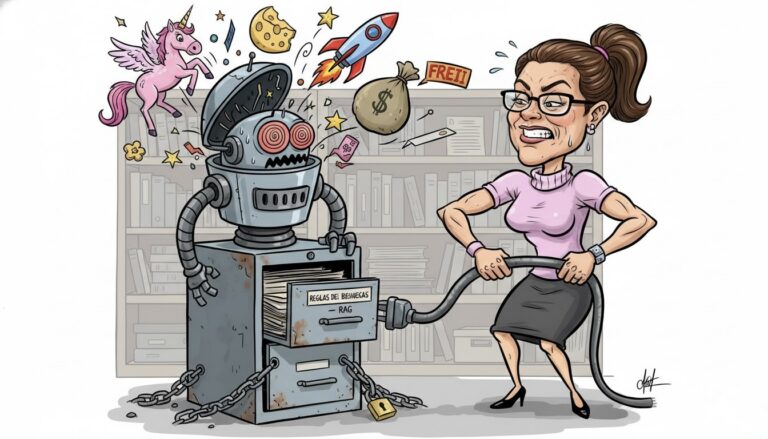 ¿Tu Agente de IA “alucina”? 3 Pasos para Anclarlo a la Realidad (y Dejar de Apagar Incendios)