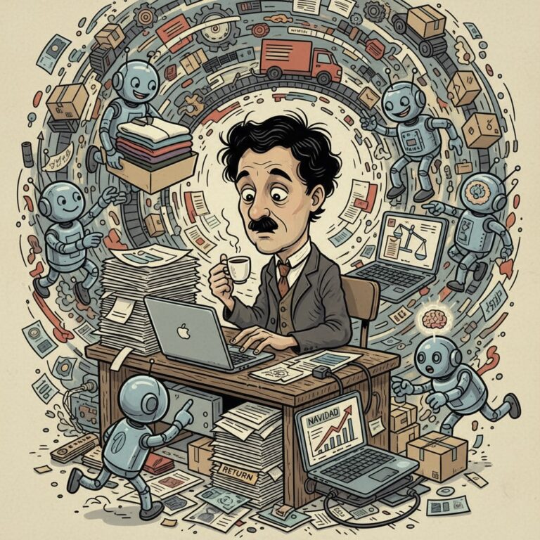 El “Síndrome de Tiempos Modernos”: Por qué estás agotado post-evento y cómo un “Equipo Digital” 24/7 salvará tu Navidad.