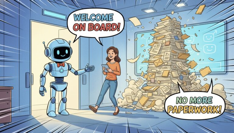 De Caos a Productividad Día 1: El Blueprint de Agente IA que reemplaza 10 formularios de onboarding